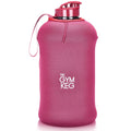 Gym Keg - Half Gallon Water Bottle with Sleeve - Reusable Gym Bottle for Men - Insulated Sleeve - Daily Drinking Bottle for Men and Women - Ideal for Workout Exercise and Sport (Maroon)