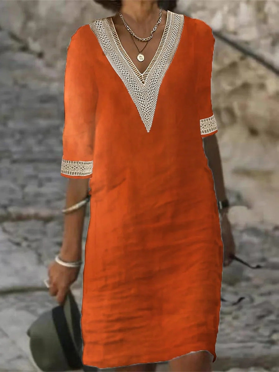 YZ1224 Women's Casual Loose Dress for Fall/Winter